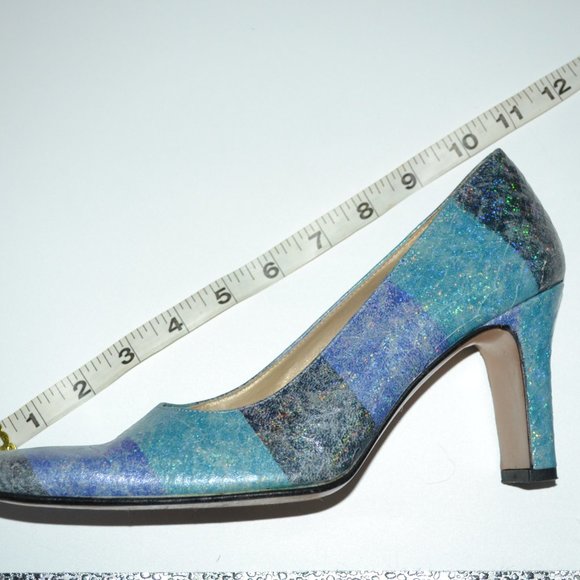 Rare Vintage 60\'s Italian Leather Heels 7-7.5